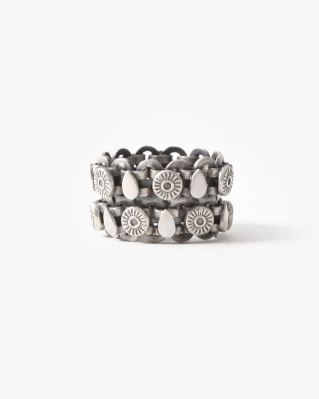 THARU SILVER RING – Double