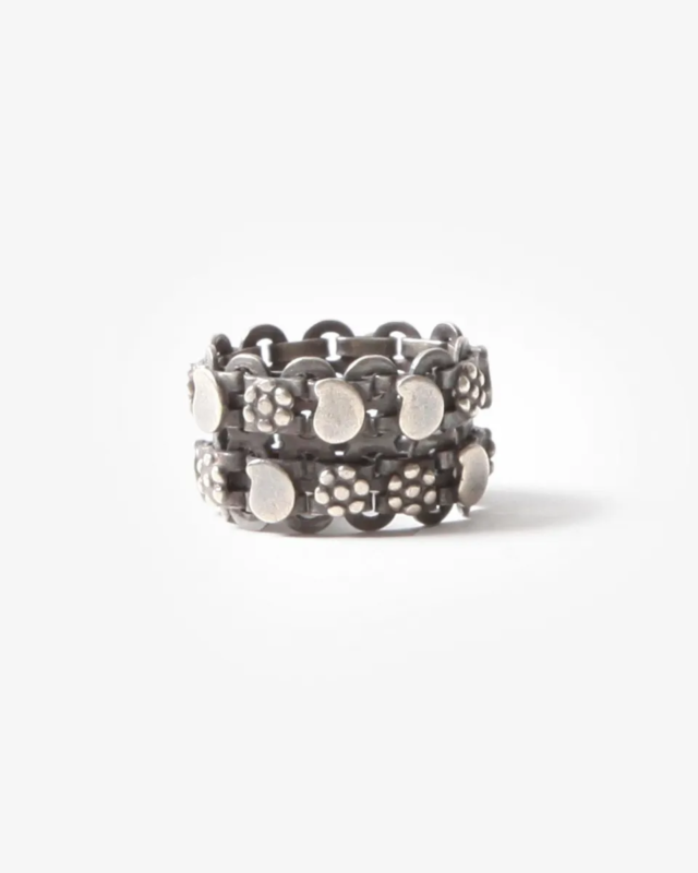 THARU SILVER RING – Double
