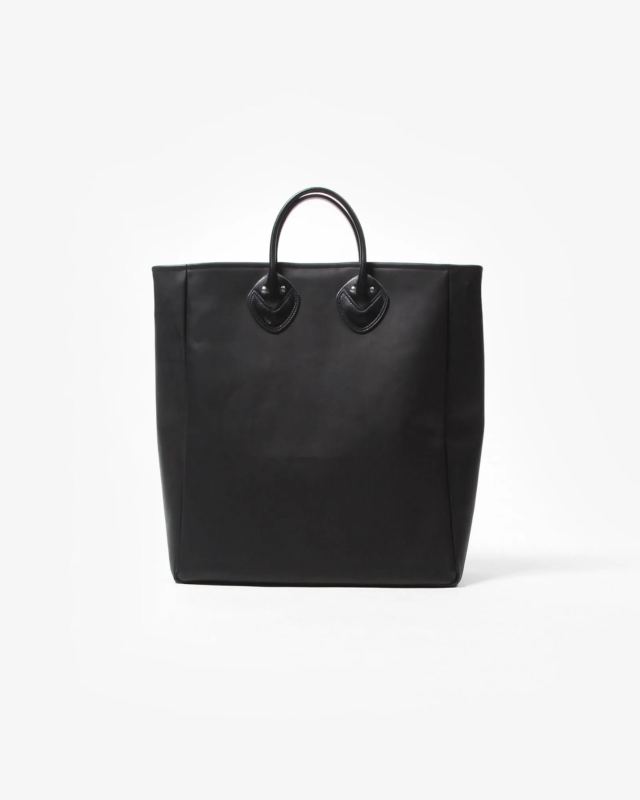 LEATHER & SILVER MOTO OILED COW 2WAY BAG LARGE [XXBAG46]