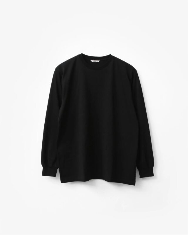 AURALEE LUSTER PLAITING L/S TEE [A00P01GT]
