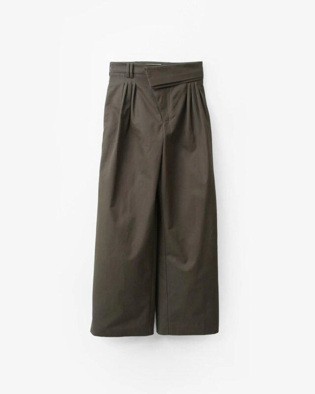 KIKO KOSTADINOV DIEZE WIDE TROUSERS Khaki [KKAW26T13-27]