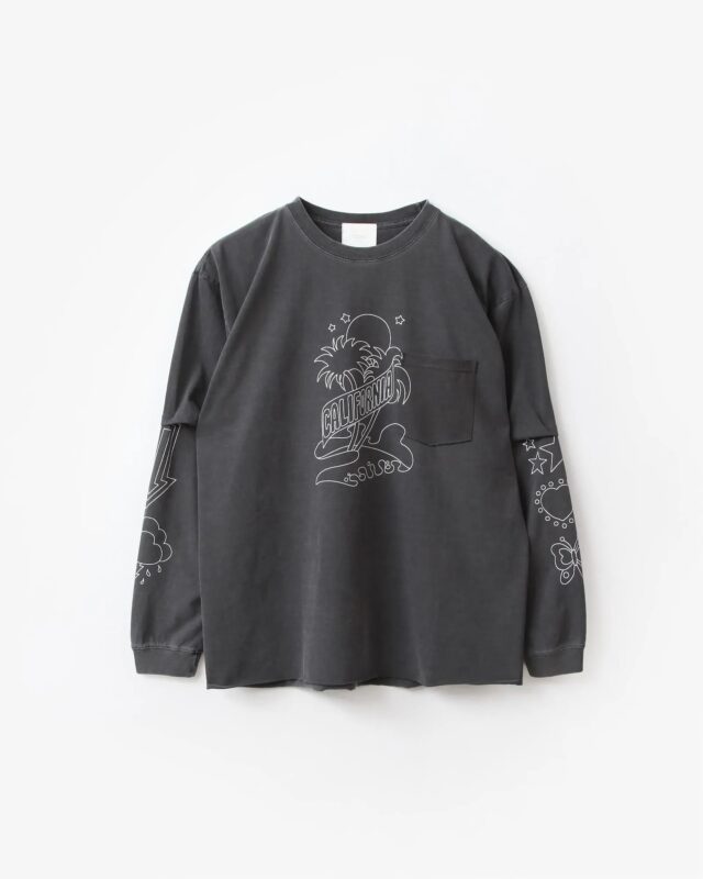 TODAY edition TROMPE L’OEIL L/Stee 2 CHARCOAL [T-003]