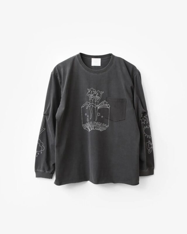 TODAY edition TROMPE L’OEIL L/Stee 3 CHARCOAL [T-003]