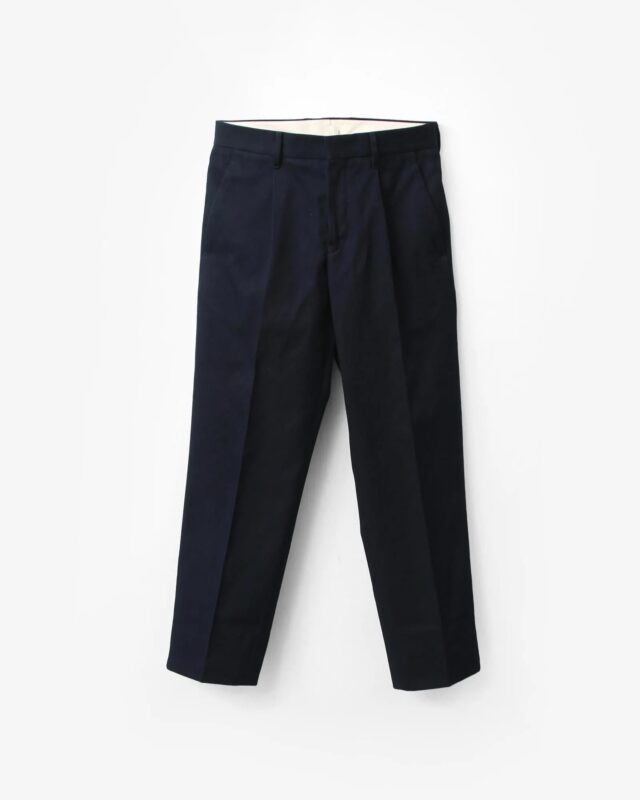 MICHAEL TAPIA RADCLIFF single pleat and a relaxed leg Navy