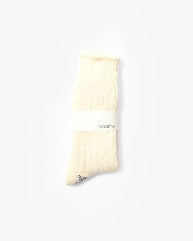 nonnative WORKER SOCKS HI WOOL COTTON YARN [NN-SO4901]