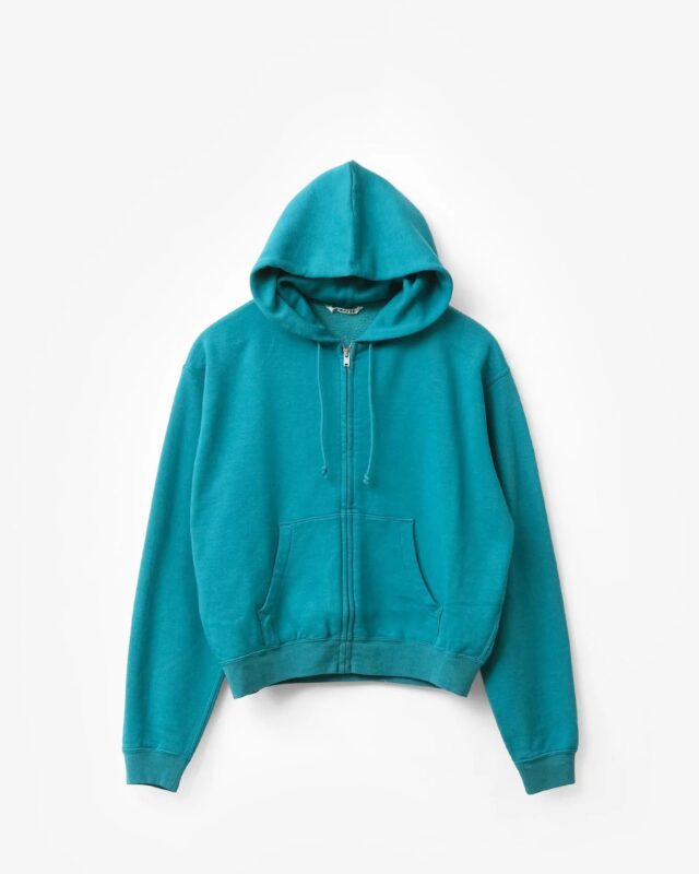 AURALEE HIGH-TWIST COMPACT SWEAT ZIP PARKER [A26AP01WU]