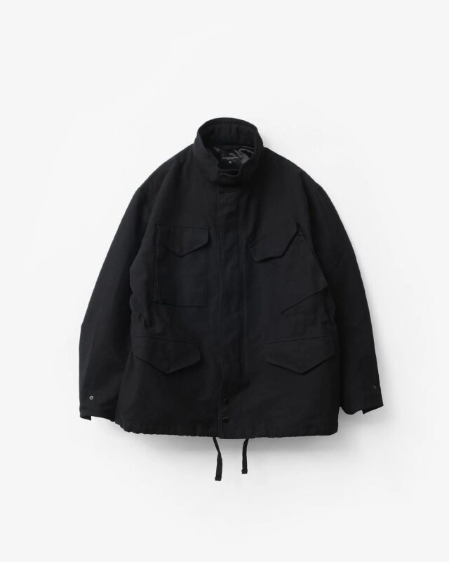Engineered Garments M65 Field Jacket – Cotton Double Cloth Black [TX251]