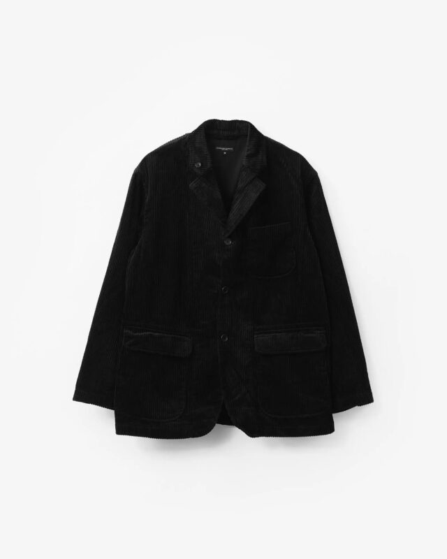 Engineered Garments Loiter Jacket – Cotton 4.5W Corduroy Black [TX186]