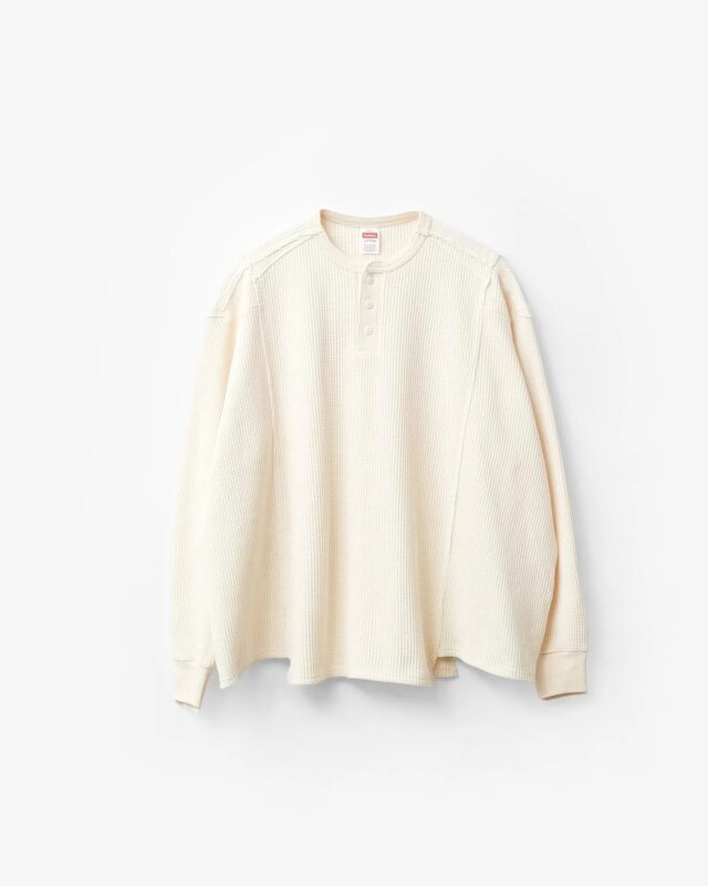 OLD PARK WAFFLE HENLEY L/S [HR-OLD05]