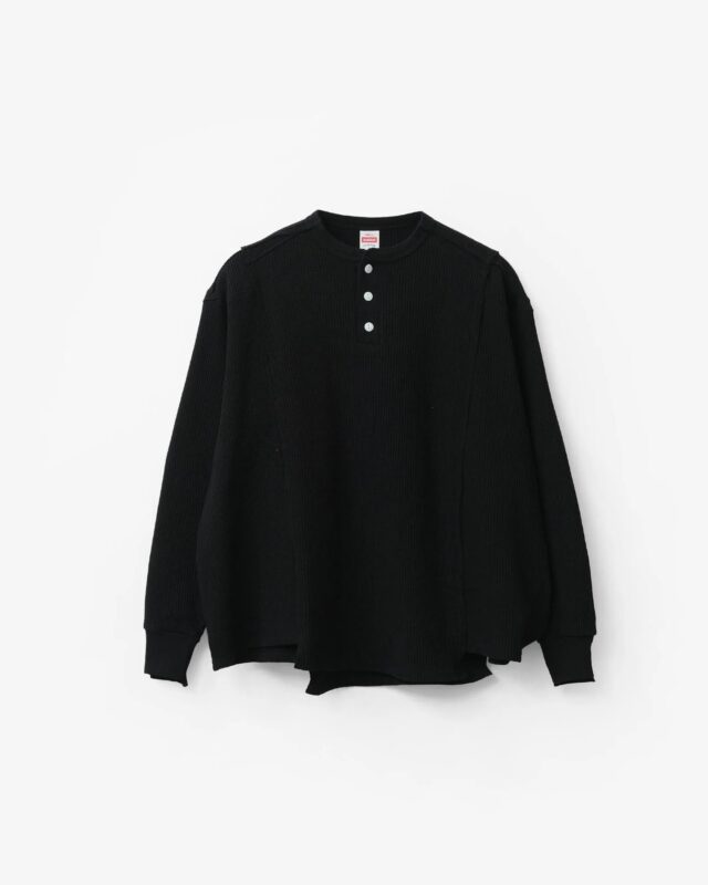 OLD PARK WAFFLE HENLEY L/S [HR-OLD05]