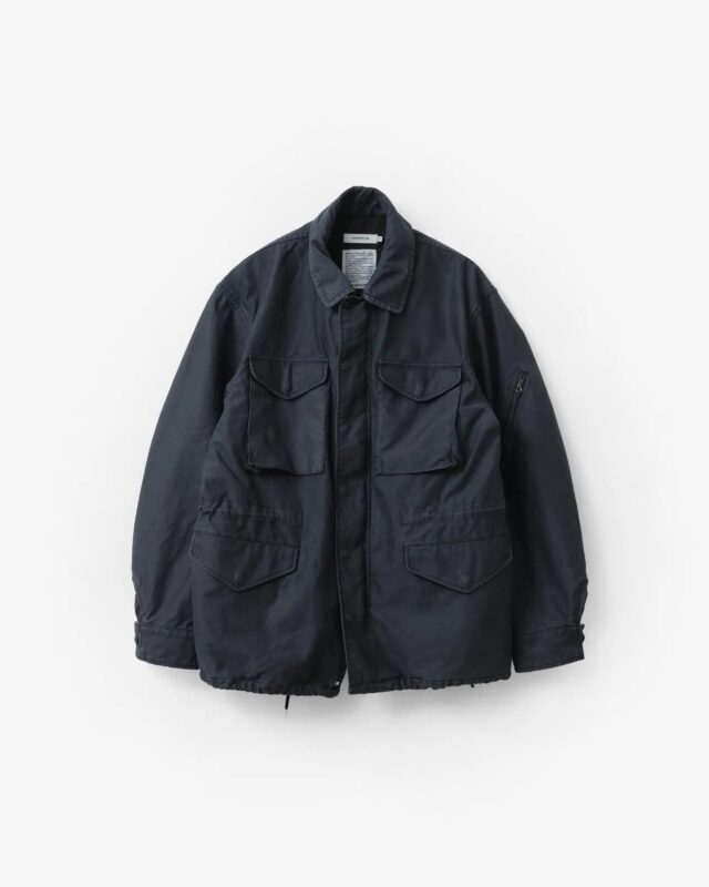 nonnative TROOPER JACKET COTTON BACK SATIN VW WITH WINDSTOPPER® BLACK [NN-J4906]