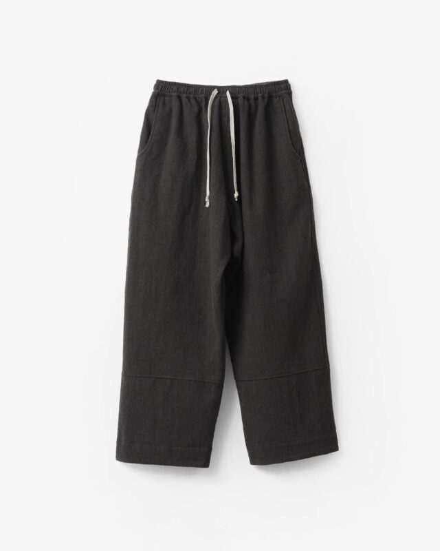 O project PLAIN TROUSERS – CASHMERE BLEND FLANNEL [O22TR3]