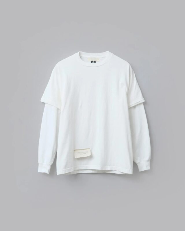 HESTRADA Gee-Wiz LEYERED SLEEVES TEE (S/S on L/S) WHITE [350]