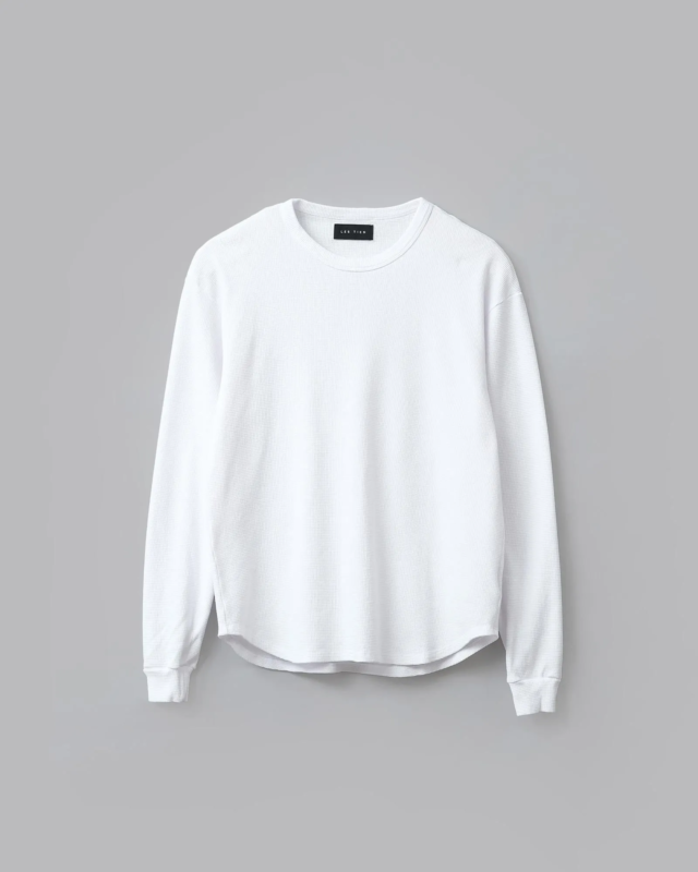 LES TIEN  THERMAL BASEBALL HEM L/S TEE [TGH-2104]