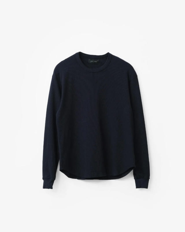 LES TIEN  THERMAL BASEBALL HEM L/S TEE [TGH-2104]