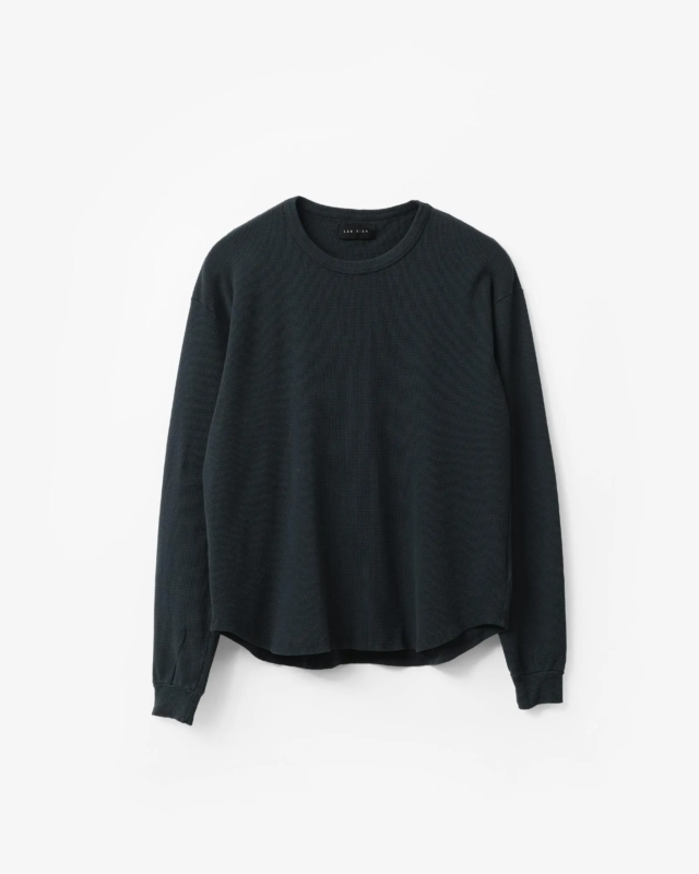 LES TIEN  THERMAL BASEBALL HEM L/S TEE [TGH-2104]