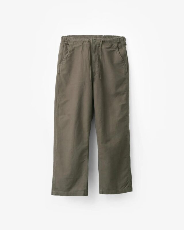 orSlow NEW YORKER BRUSHED WIDE TROUSERS [01-1021-63]