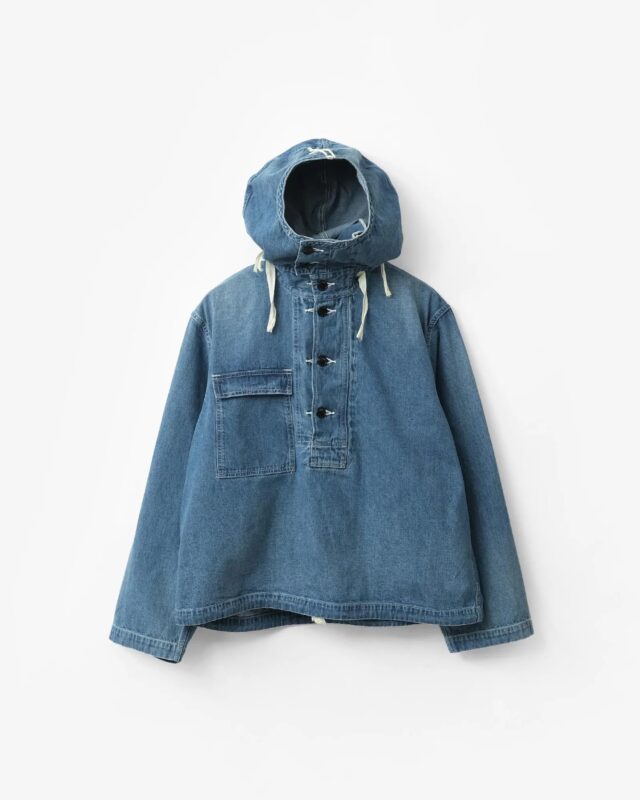 NEW MANUAL U.S. NAVY SALVAGE PARKA DENIM IDG [2026AW-SH1-YT]