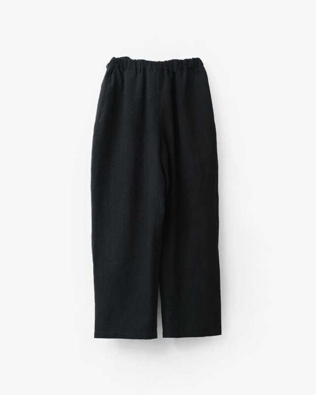 go-getter REMAKE OVER DYE VINTAGE LINEN PANTS BLACK