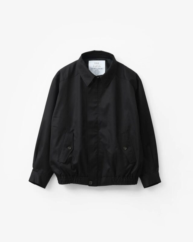 ONE fifth SILVA – GABARDINE BLACK [OFC-41]