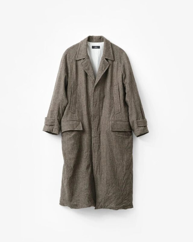 ensou. Heathrow Coat Brown Gun Club [E15C001]