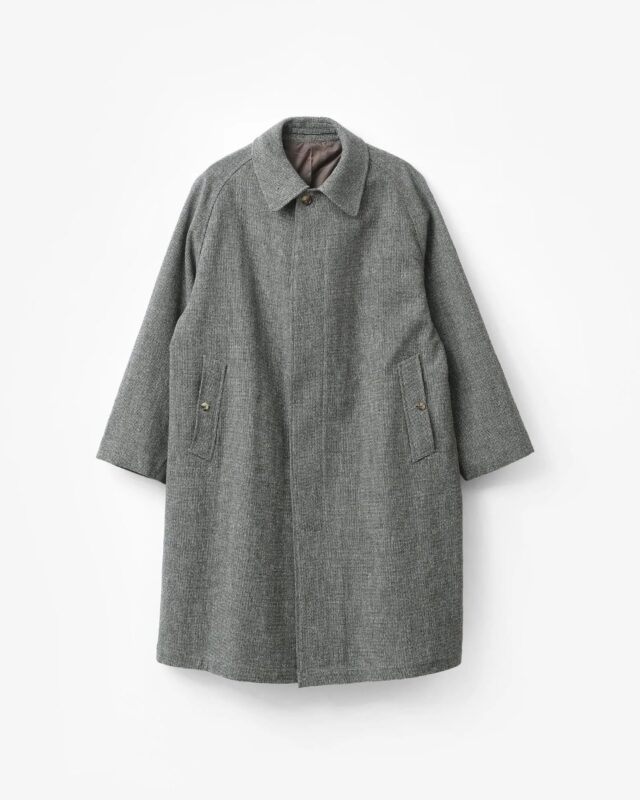 blurhms Tweed Balmacaan Coat Mix [BHS26F010]