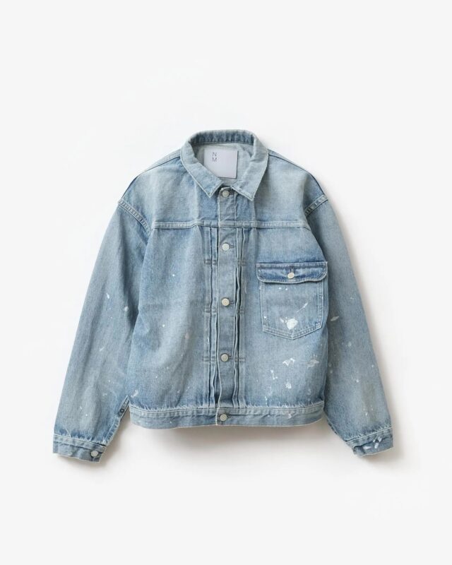 NEW MANUAL T-BACK DENIM JACKET IDG [2026AW-JK2-YT]