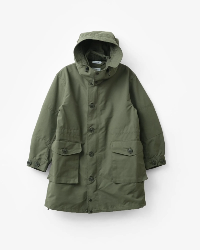 nonnative  TROOPER LONG COAT POLY RIPSTOP WINDSTOPPER® 2L OLIVE [NN-J4914]